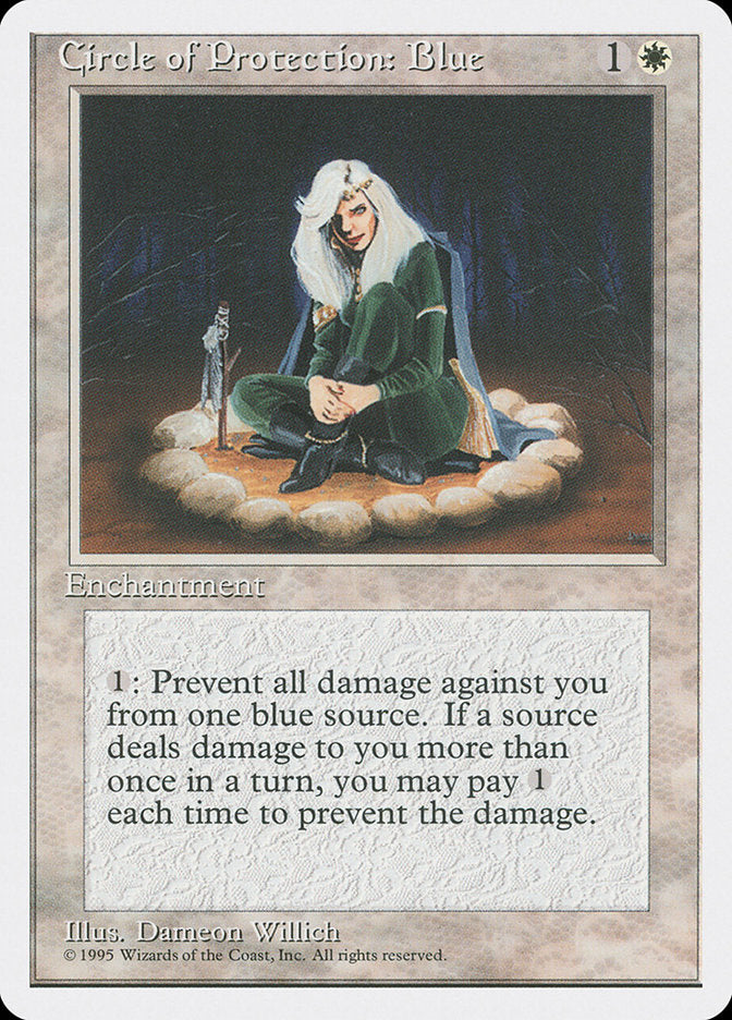 Circle of Protection: Blue [Fourth Edition] | Silver Goblin