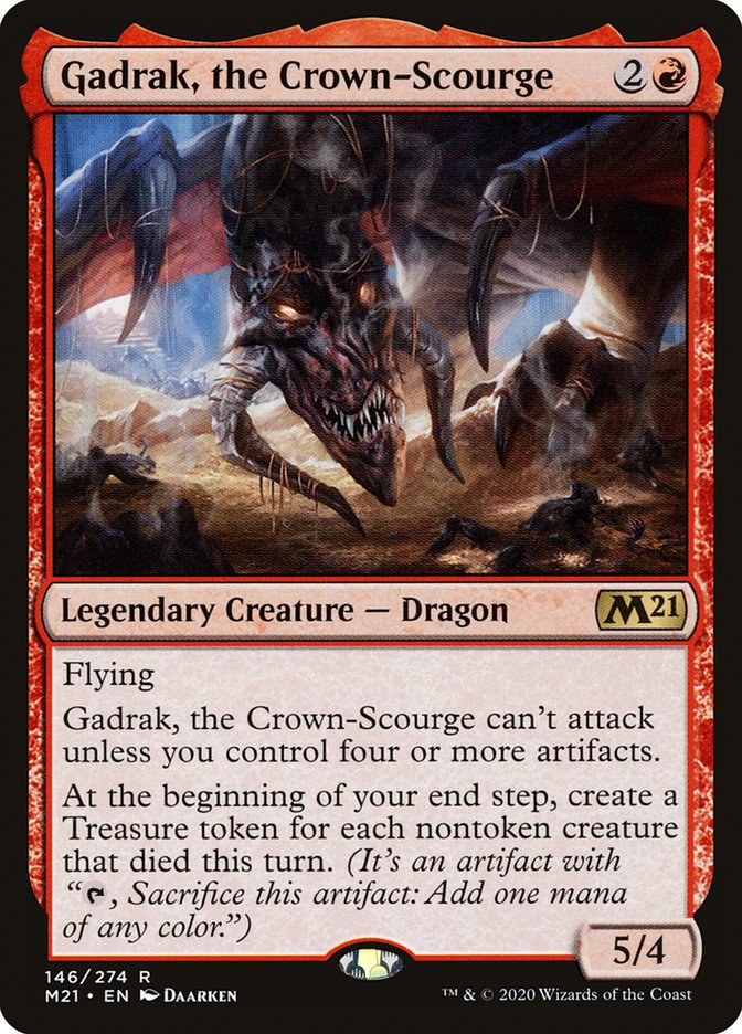 Gadrak, the Crown-Scourge [Core Set 2021] | Silver Goblin