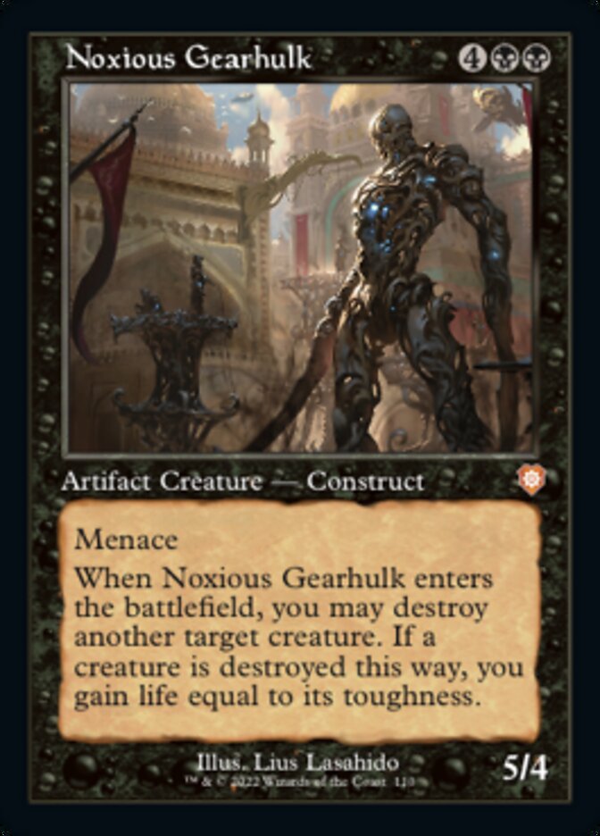 Noxious Gearhulk (Retro) [The Brothers' War Commander] | Silver Goblin