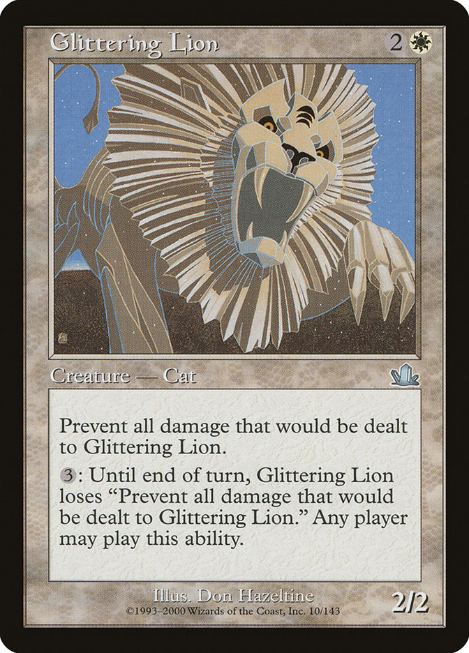 Glittering Lion [Prophecy] | Silver Goblin