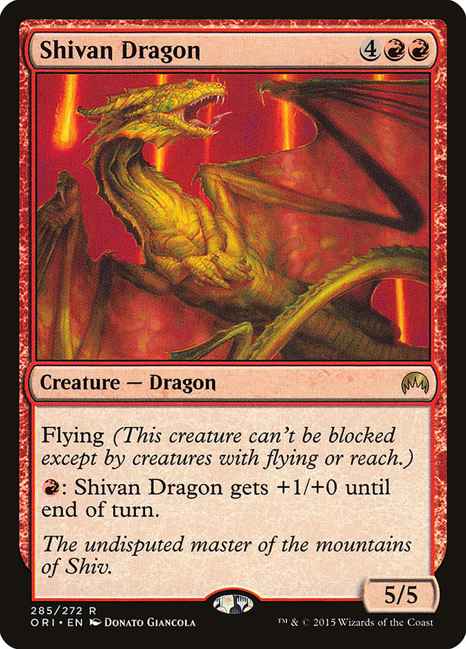 Shivan Dragon [Magic Origins] | Silver Goblin