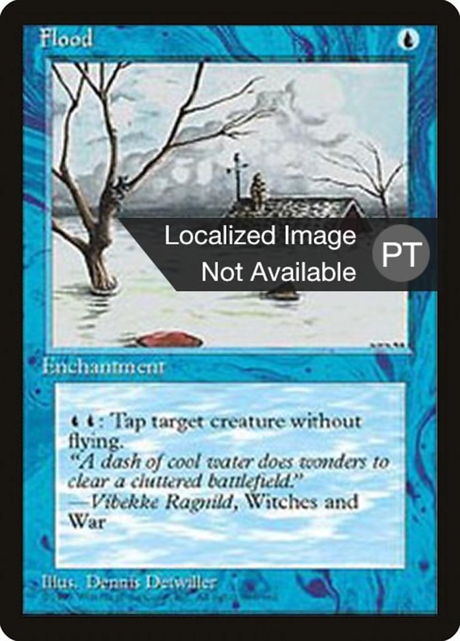 Flood [Fourth Edition (Foreign Black Border)] | Silver Goblin