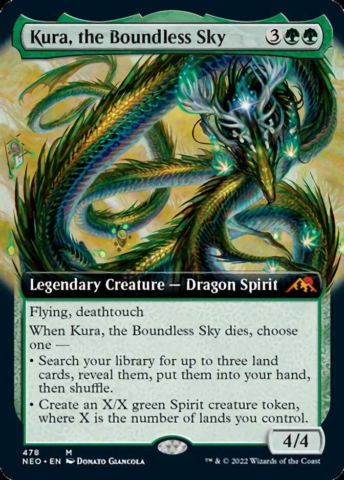 Kura, the Boundless Sky (Extended Art) [Kamigawa: Neon Dynasty] | Silver Goblin