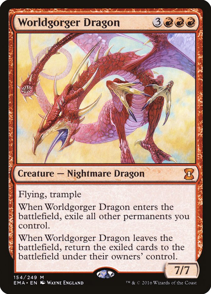 Worldgorger Dragon [Eternal Masters] | Silver Goblin