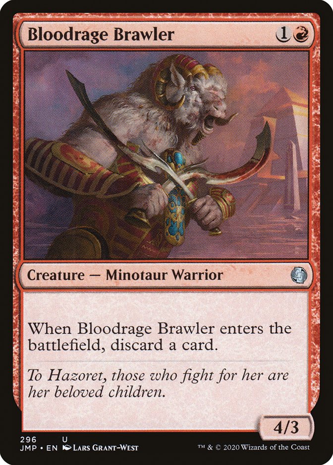 Bloodrage Brawler [Jumpstart] | Silver Goblin