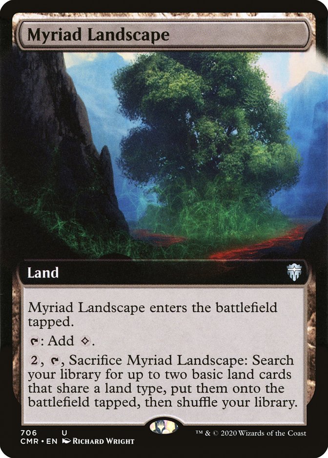 Myriad Landscape (Extended Art) [Commander Legends] | Silver Goblin