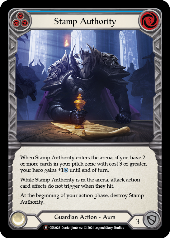Stamp Authority [U-CRU028] (Crucible of War Unlimited)  Unlimited Normal | Silver Goblin
