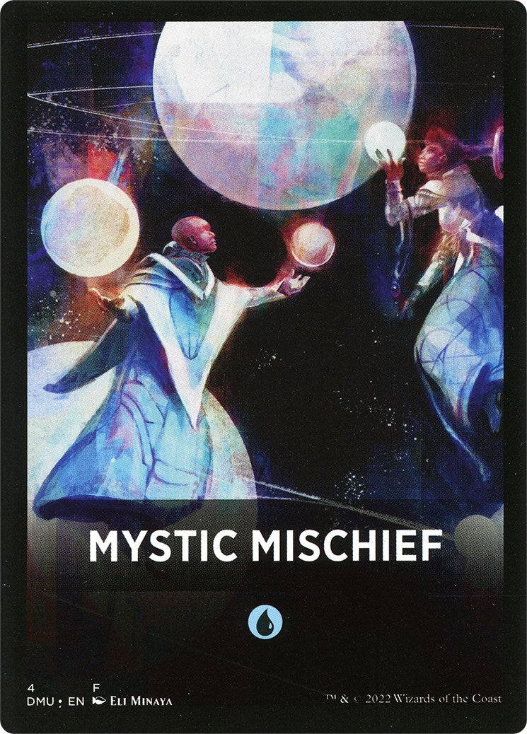 Mystic Mischief Theme Card [Dominaria United Tokens] | Silver Goblin