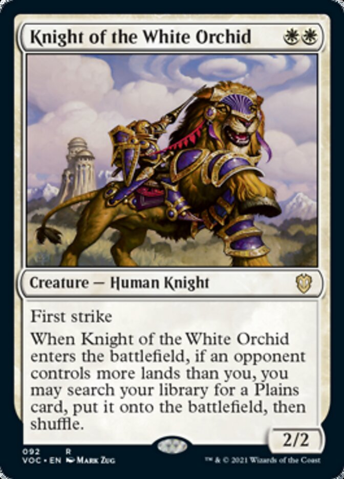 Knight of the White Orchid [Innistrad: Crimson Vow Commander] | Silver Goblin