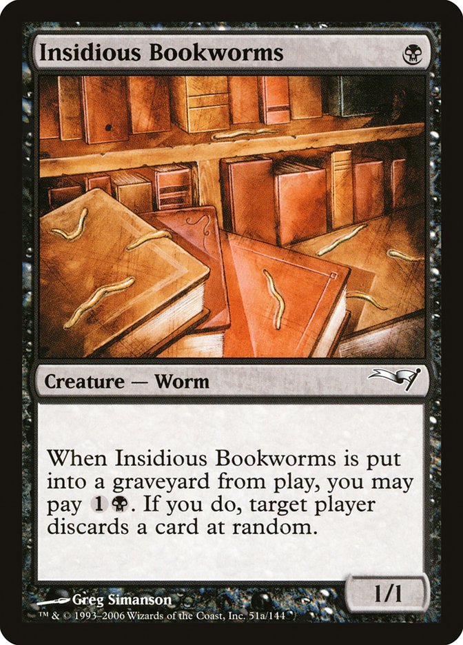 Insidious Bookworms [Coldsnap Theme Decks] | Silver Goblin