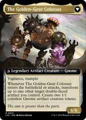 Tetzin, Gnome Champion // The Golden-Gear Colossus (Extended Art) [The Lost Caverns of Ixalan Commander] | Silver Goblin