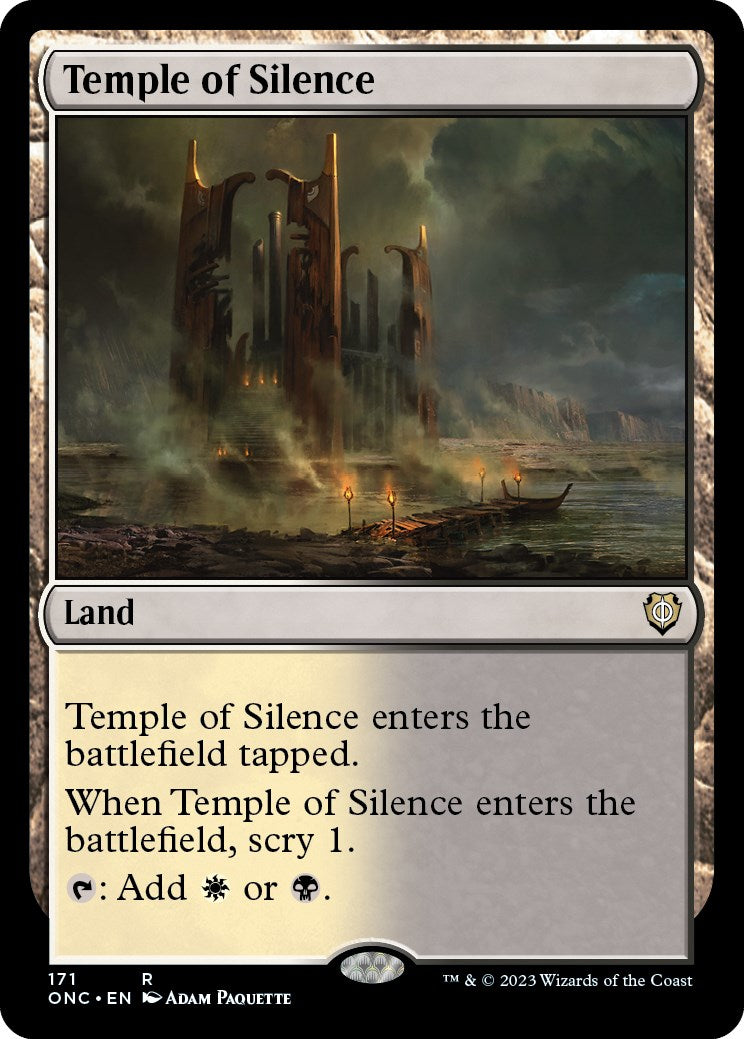 Temple of Silence [Phyrexia: All Will Be One Commander] | Silver Goblin