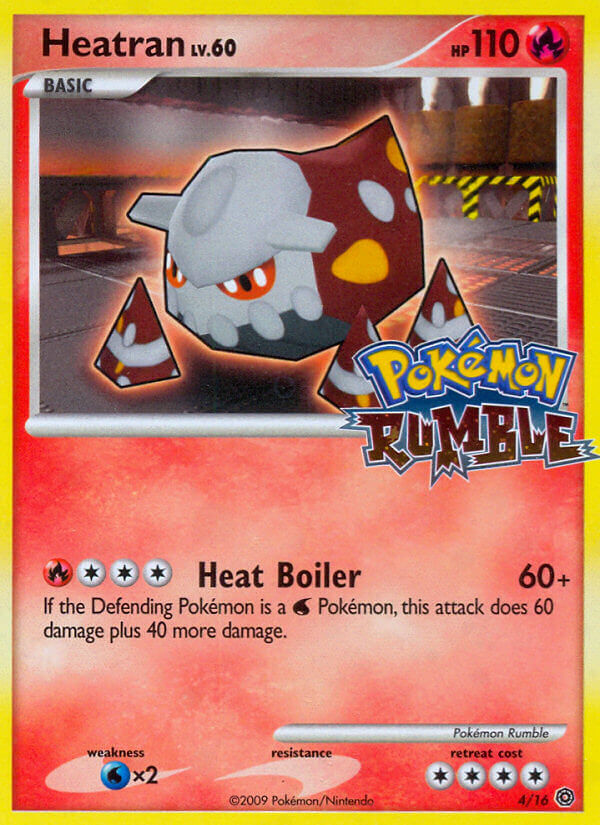 Heatran (4/16) [Pokémon Rumble] | Silver Goblin