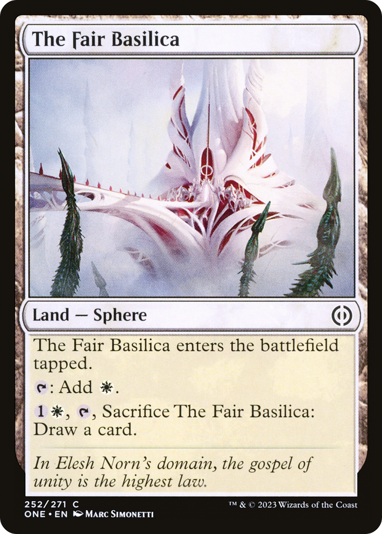 The Fair Basilica [Phyrexia: All Will Be One] | Silver Goblin