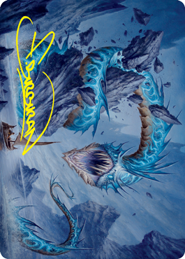 Biolume Serpent Art Card (Gold-Stamped Signature) [Innistrad: Crimson Vow Art Series] | Silver Goblin