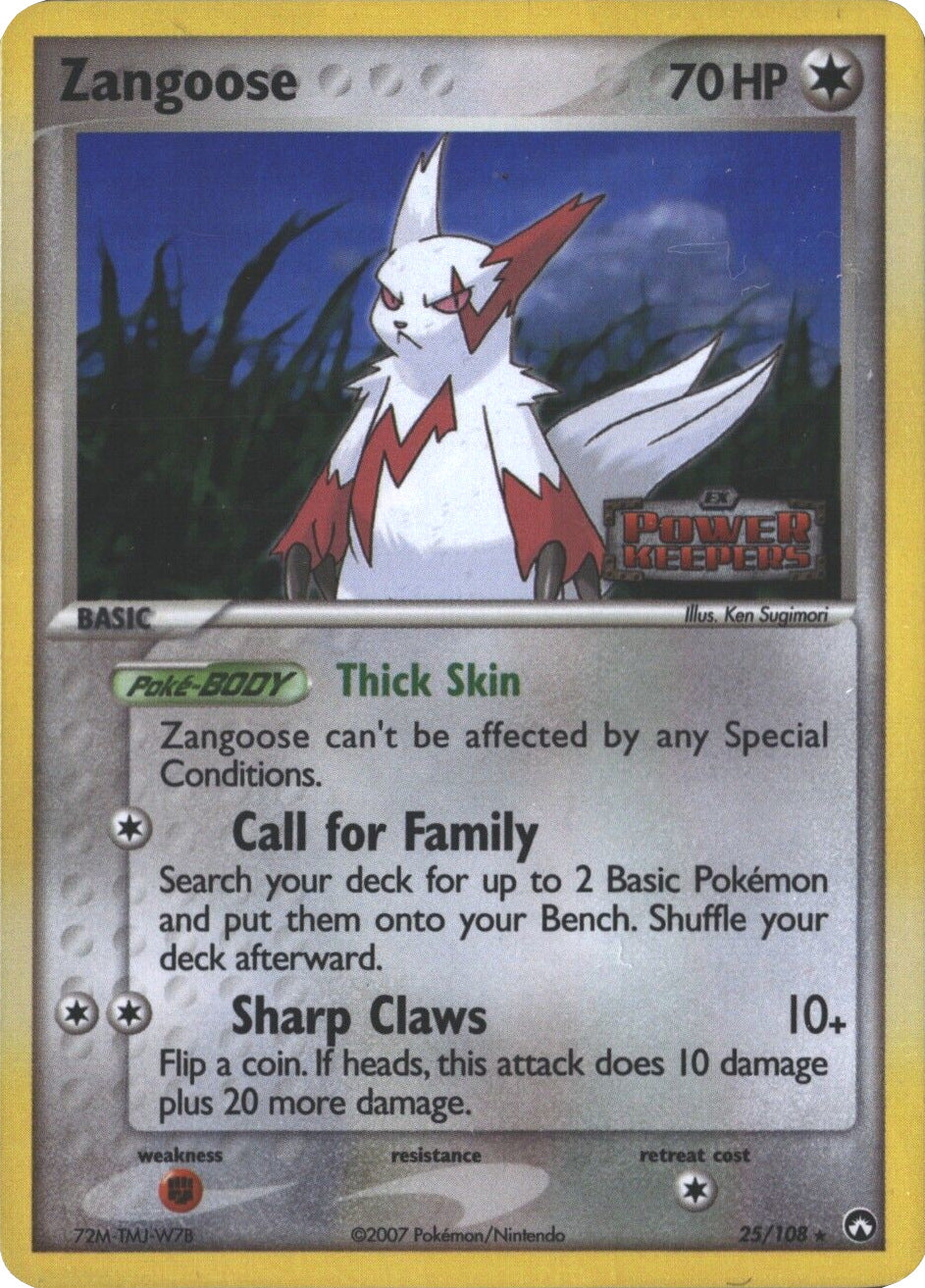 Zangoose (25/108) (Stamped) [EX: Power Keepers] | Silver Goblin