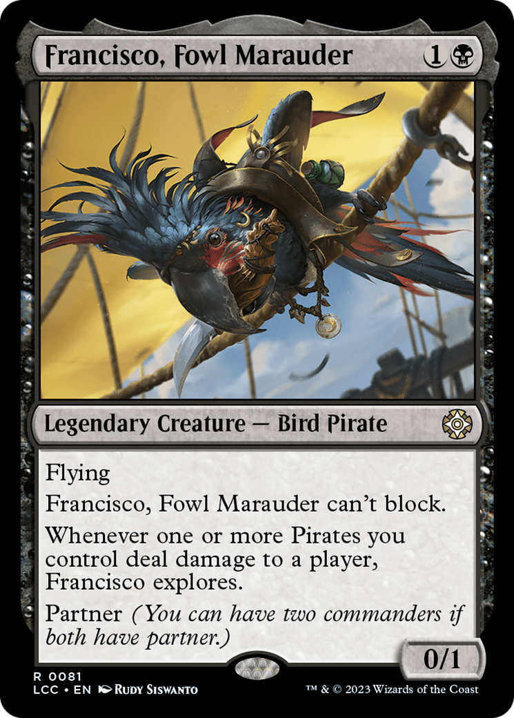 Francisco, Fowl Marauder [The Lost Caverns of Ixalan Commander] | Silver Goblin