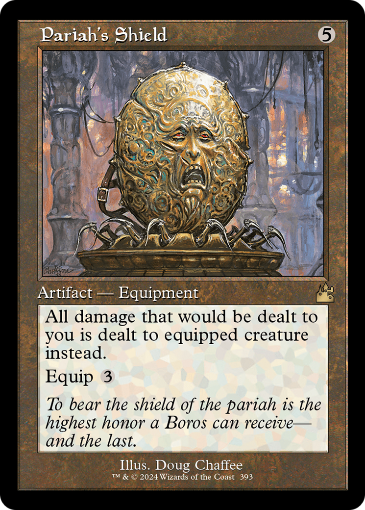 Pariah's Shield (Retro Frame) [Ravnica Remastered] | Silver Goblin