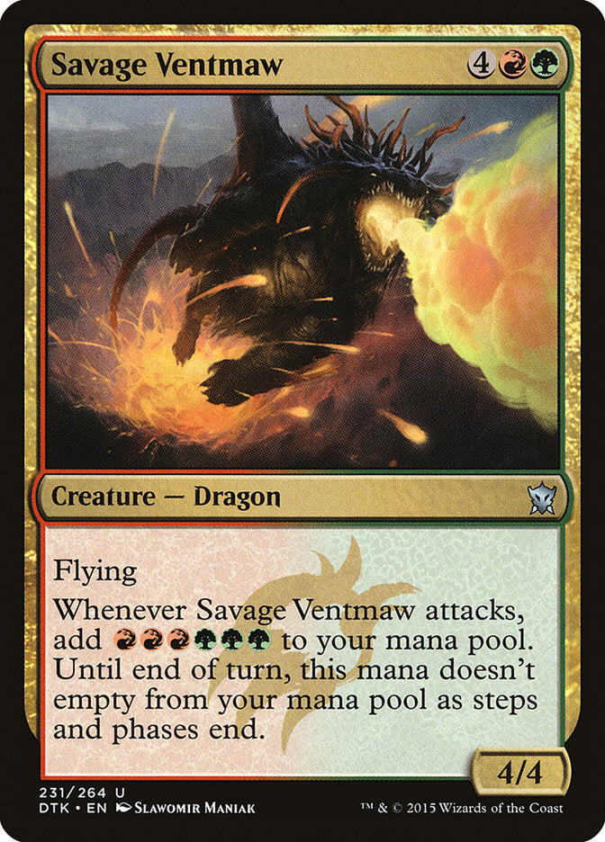 Savage Ventmaw [Dragons of Tarkir] | Silver Goblin
