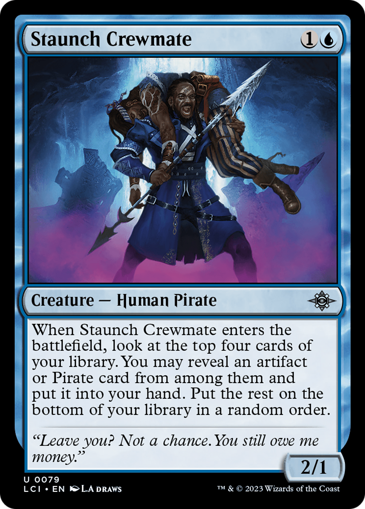 Staunch Crewmate [The Lost Caverns of Ixalan] | Silver Goblin