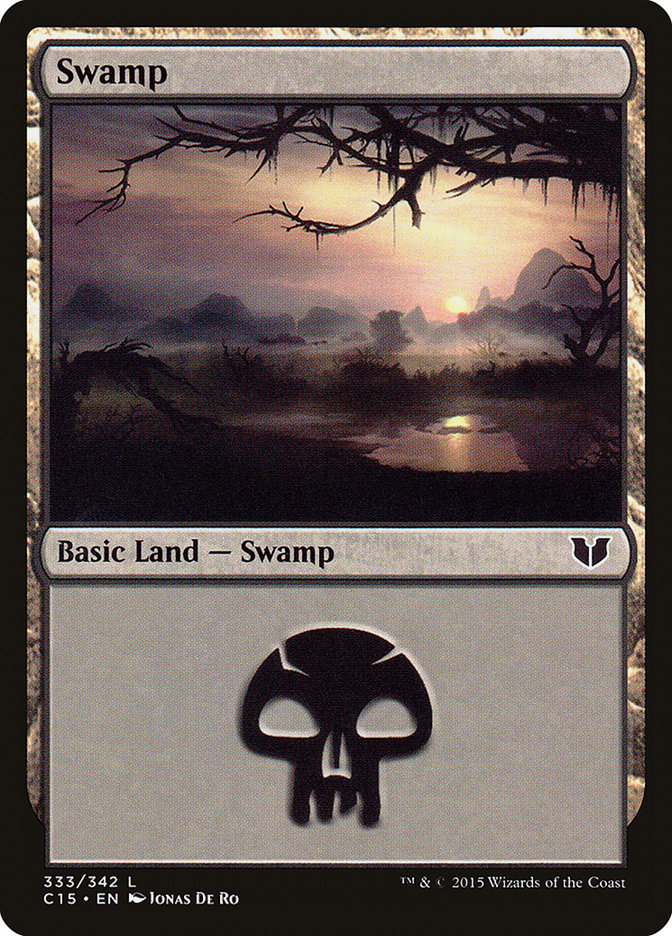 Swamp (333) [Commander 2015] | Silver Goblin