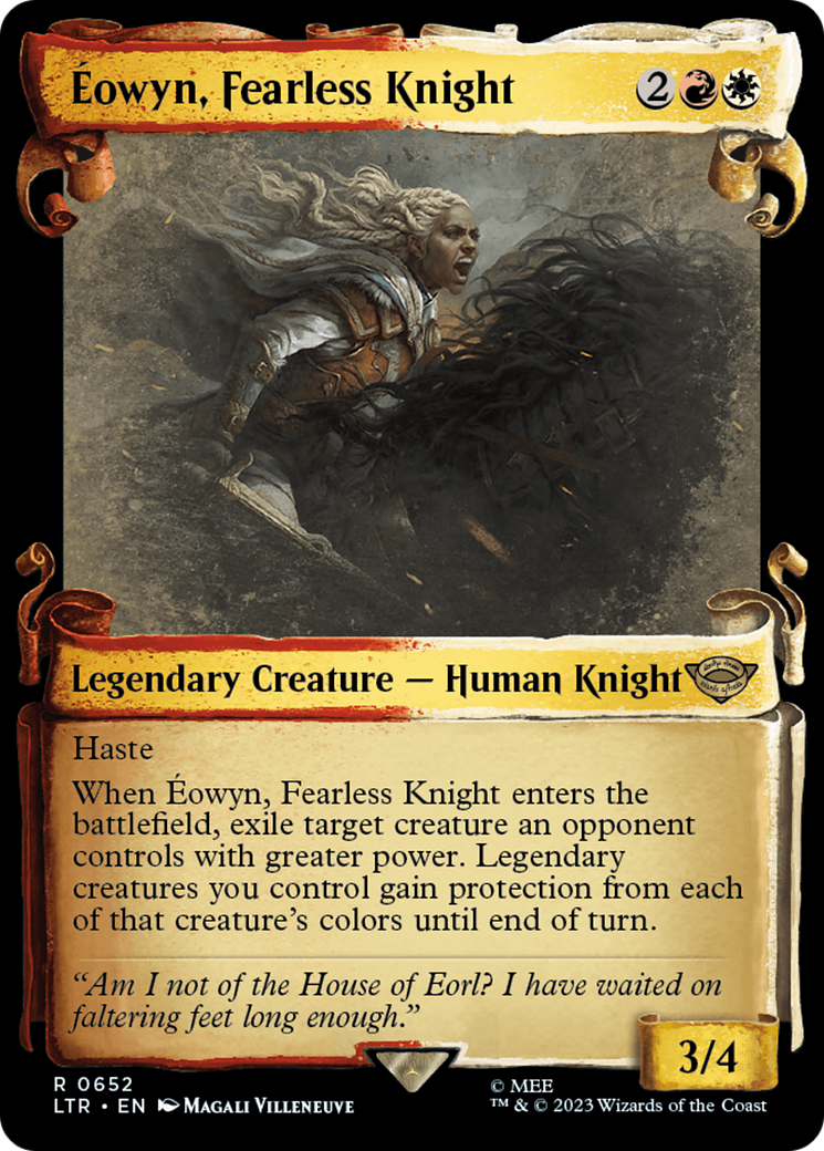 Eowyn, Fearless Knight [The Lord of the Rings: Tales of Middle-Earth Showcase Scrolls] | Silver Goblin