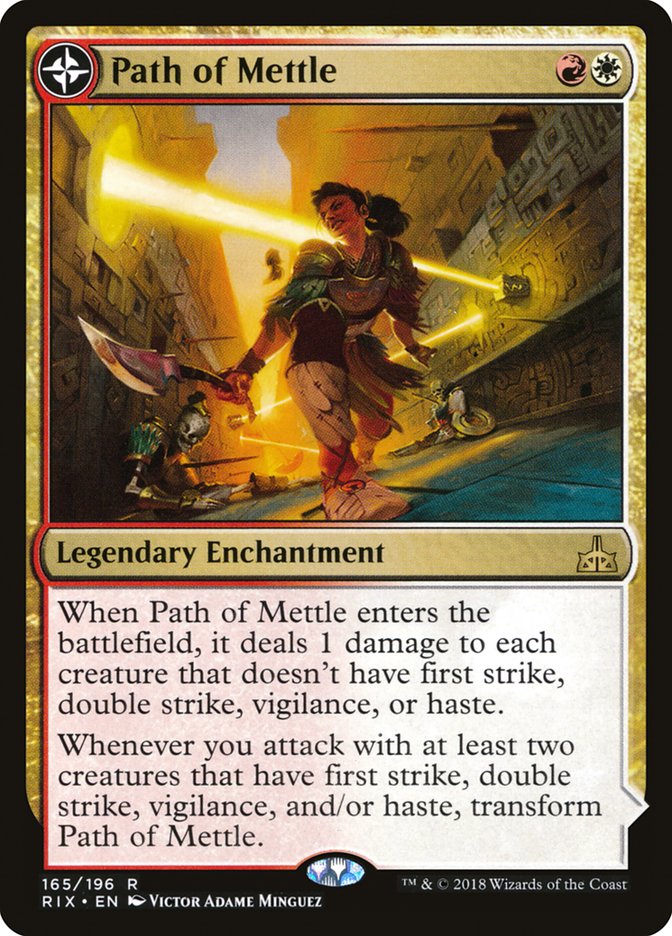 Path of Mettle // Metzali, Tower of Triumph (165) - Rivals of Ixalan