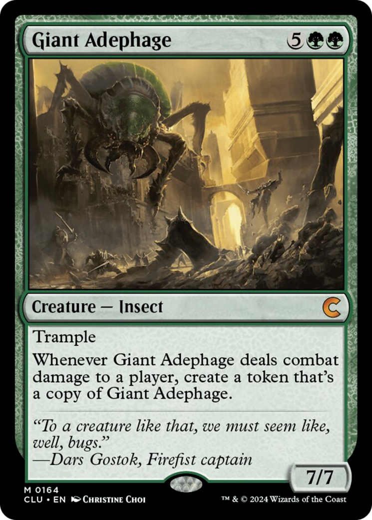 Giant Adephage [Ravnica: Clue Edition] | Silver Goblin