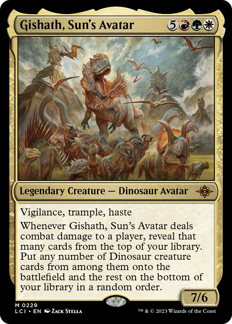 Gishath, Sun's Avatar [The Lost Caverns of Ixalan] | Silver Goblin