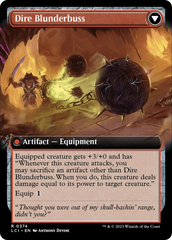 Dire Flail (Extended Art) [The Lost Caverns of Ixalan] | Silver Goblin