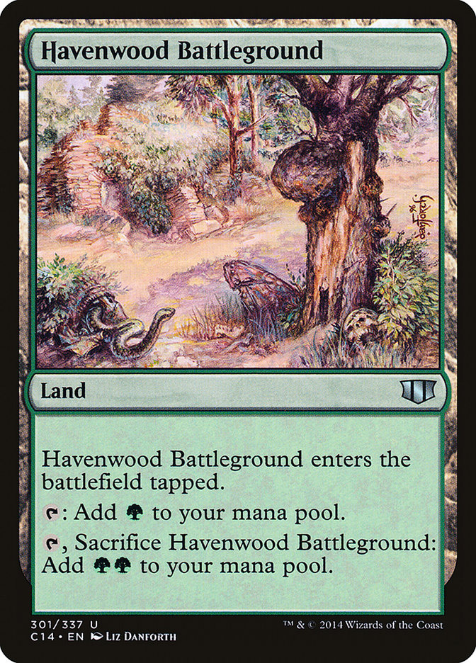 Havenwood Battleground [Commander 2014] | Silver Goblin