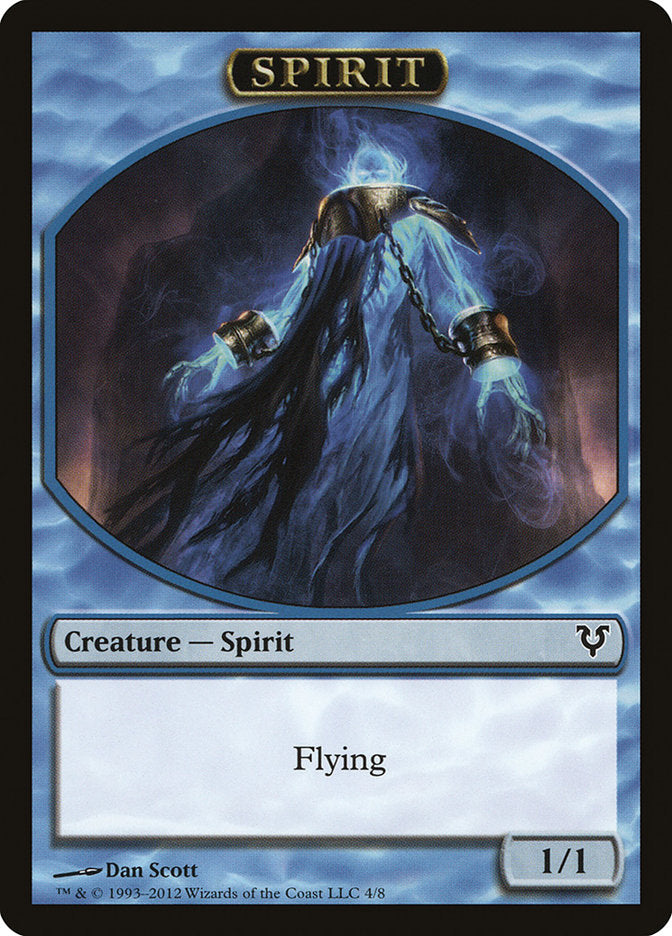 Spirit Token (4/8) [Avacyn Restored Tokens] | Silver Goblin