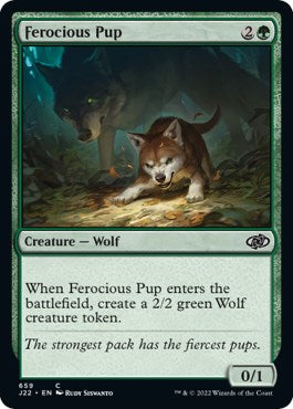 Ferocious Pup [Jumpstart 2022] | Silver Goblin