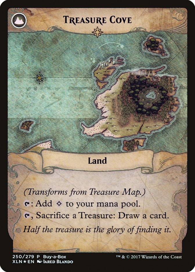 Treasure Map // Treasure Cove (Buy-A-Box) [Ixalan Treasure Chest] | Silver Goblin
