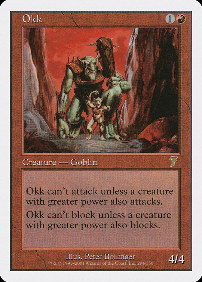 Okk [Seventh Edition] | Silver Goblin