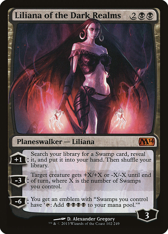 Liliana of the Dark Realms [Magic 2014] | Silver Goblin