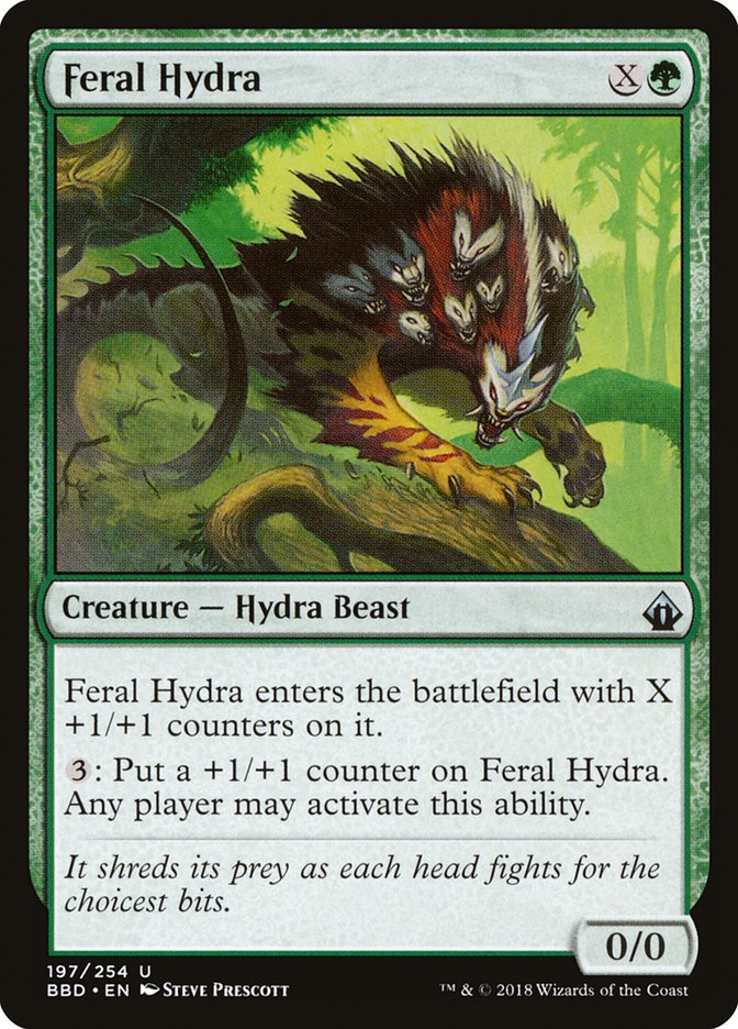 Feral Hydra [Battlebond] | Silver Goblin