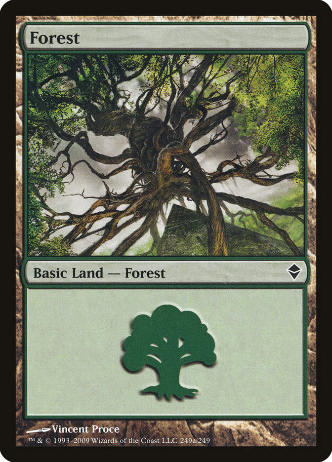 Forest (249a) [Zendikar] | Silver Goblin
