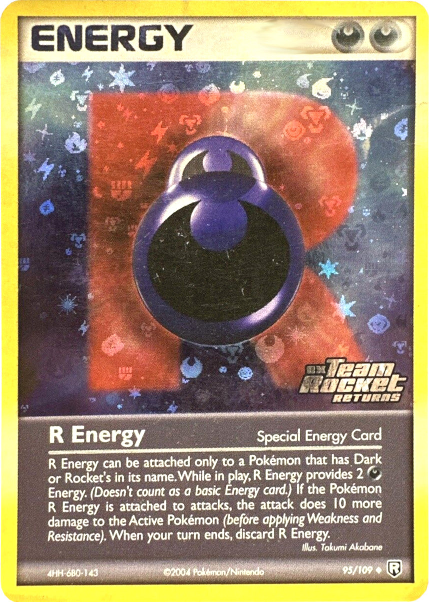 R Energy (95/109) (Stamped) [EX: Team Rocket Returns] | Silver Goblin