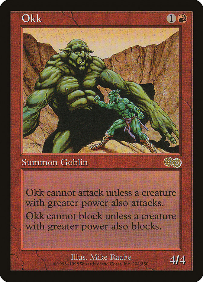 Okk [Urza's Saga] | Silver Goblin