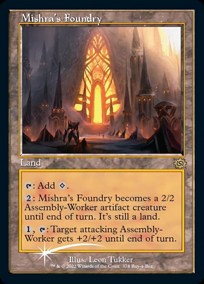 Mishra's Foundry (Retro) (Buy-a-Box) [The Brothers' War] | Silver Goblin