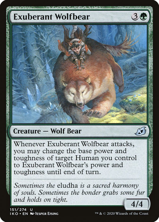 Exuberant Wolfbear [Ikoria: Lair of Behemoths] | Silver Goblin