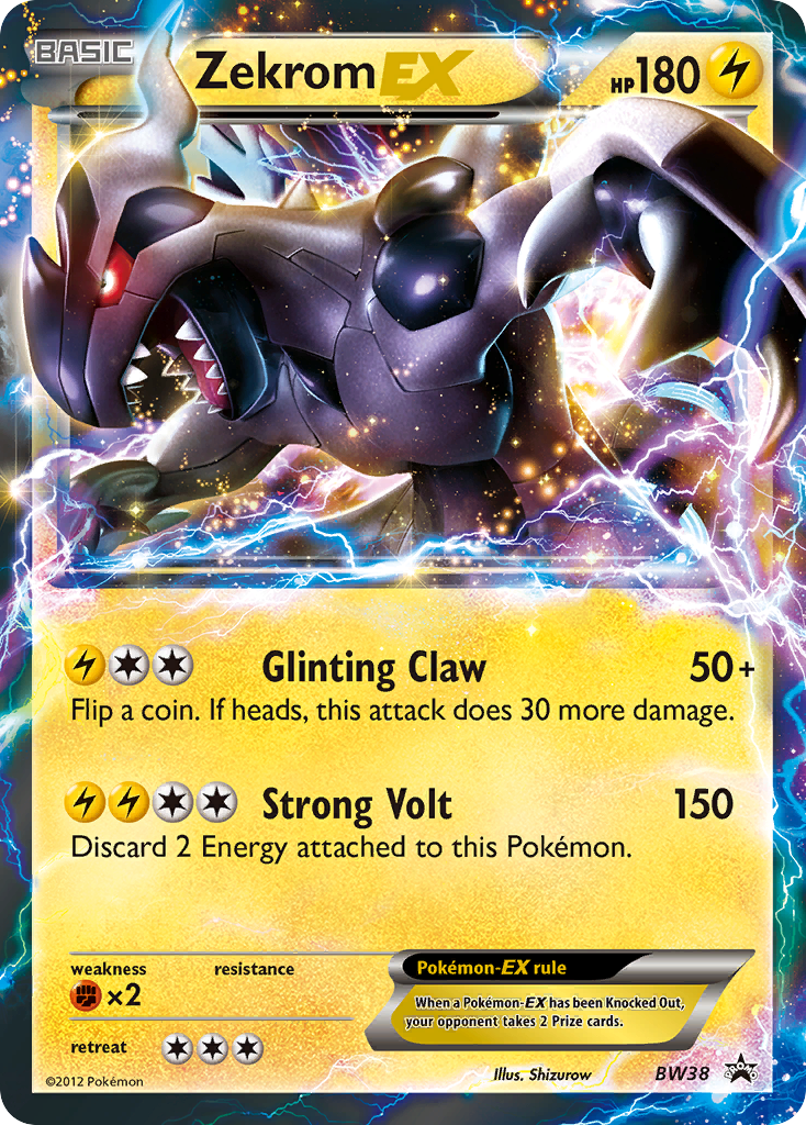 Zekrom EX (BW38) [Black & White: Black Star Promos] | Silver Goblin