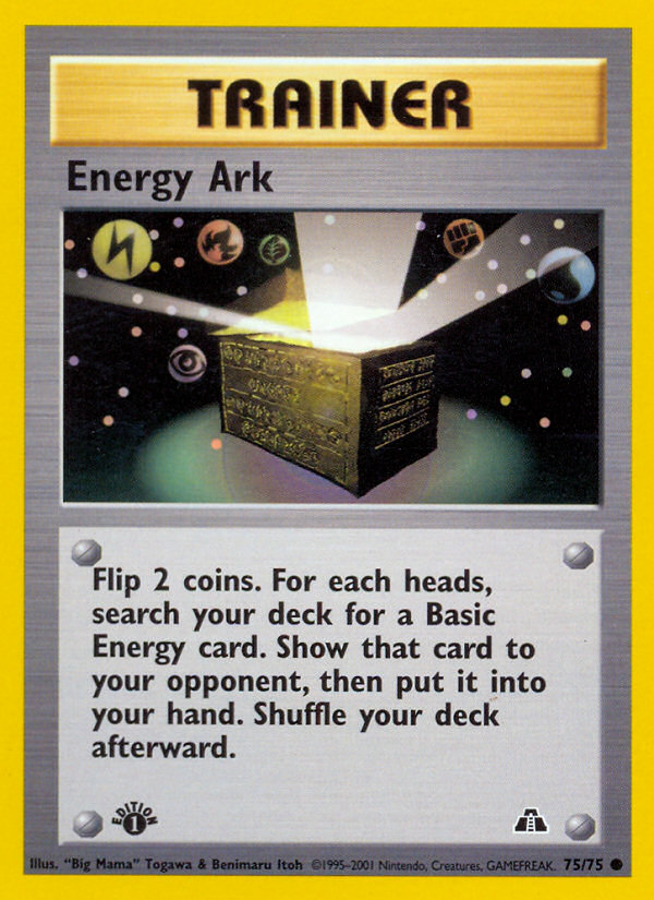 Energy Ark (75/75) [Neo Discovery 1st Edition] | Silver Goblin