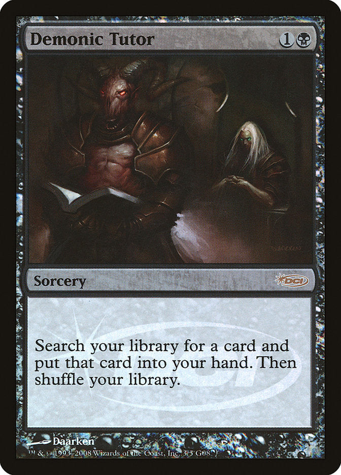 Demonic Tutor [Judge Gift Cards 2008] | Silver Goblin