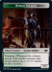 Insect // Human Soldier Double-Sided Token [Innistrad: Crimson Vow Tokens] | Silver Goblin