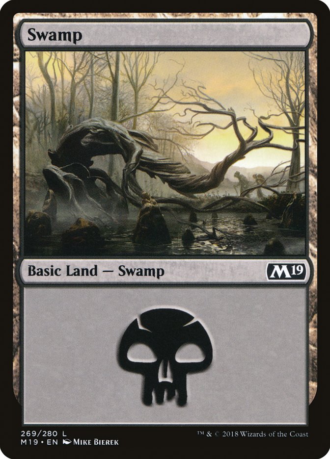 Swamp (269) [Core Set 2019] | Silver Goblin