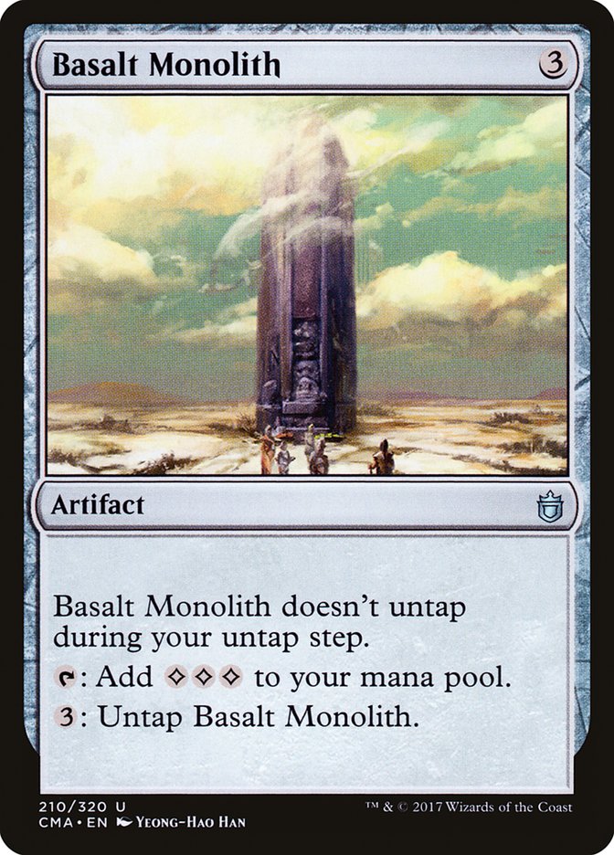Basalt Monolith [Commander Anthology] | Silver Goblin