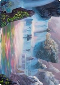 Glittering Frost Art Card [Kaldheim Art Series] | Silver Goblin