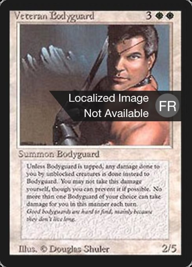 Veteran Bodyguard [Foreign Black Border] | Silver Goblin